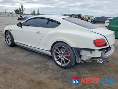Drugie zdjęcie samochodu z przodu: 2016 BENTLEY CONTINENTAL GT V8 S VIN:SCBFH7ZA4GC057482 - miniatura