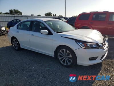 Czwarte zdjęcie samochodu z boku: 2015 HONDA ACCORD SPORT VIN:1HGCR2F52FA131873 - miniatura