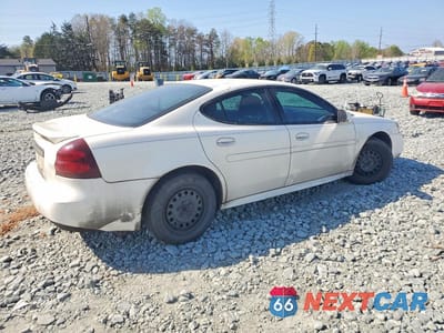 Trzecie zdjęcie samochodu z tyłu: 2007 PONTIAC GRAND PRIX VIN:2G2WP552471152718 - miniatura