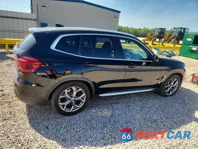 Trzecie zdjęcie samochodu z tyłu: 2021 BMW X3 SDRIVE30I VIN:5UXTY3C07M9F11467 - miniatura
