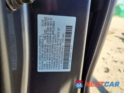 Zdjęcie 14 z 14 samochodu: 2024 HONDA ODYSSEY EXL VIN:5FNRL6H62RB034031 - miniatura