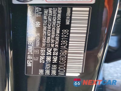 Zdjęcie 12 z 12 samochodu: 2018 MERCEDES-BENZ S 560 VIN:WDDUG8DB0JA381938 - miniatura