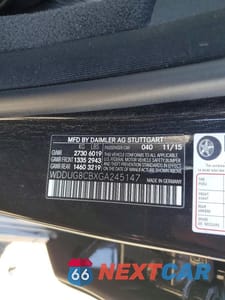 Zdjęcie 12 z 12 samochodu: 2016 MERCEDES-BENZ S 550 VIN:WDDUG8CBXGA245147 - miniatura