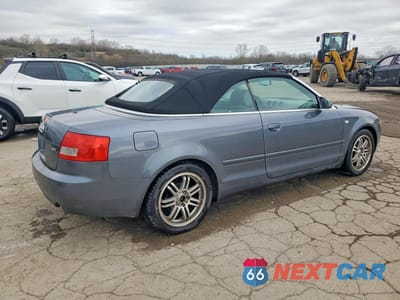 Trzecie zdjęcie samochodu z tyłu: 2004 AUDI A4 1.8 CABRIOLET VIN:WAUAC48H64K011539 - miniatura