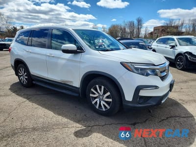 Czwarte zdjęcie samochodu z boku: 2019 HONDA PILOT VIN:5FNYF6H54KB023418 - miniatura
