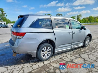 Trzecie zdjęcie samochodu z tyłu: 2016 HONDA ODYSSEY EXL VIN:5FNRL5H66GB106307 - miniatura