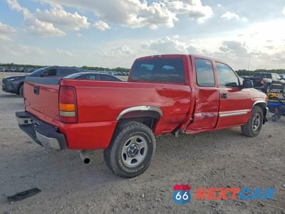 Trzecie zdjęcie samochodu z tyłu: 2002 GMC NEW SIERRA C1500 VIN:1GTEC19W72Z210040 - miniatura