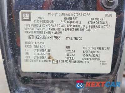 Zdjęcie 12 z 12 samochodu: 2006 GMC SIERRA1500 VIN:1GTHK29U66E207986 - miniatura