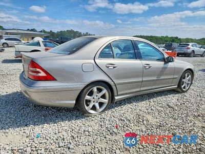 Trzecie zdjęcie samochodu z tyłu: 2007 MERCEDES-BENZ C 230 VIN:WDBRF52H77E023342 - miniatura