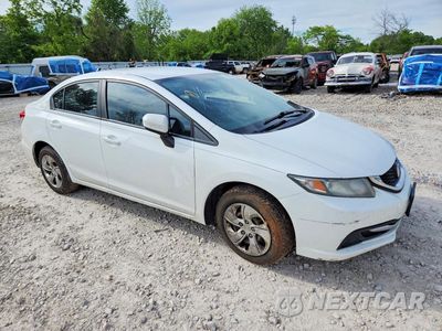 Czwarte zdjęcie samochodu z boku: 2015 HONDA CIVIC LX VIN:19XFB2F59FE107860 - miniatura