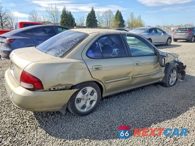 Trzecie zdjęcie samochodu z tyłu: 2003 NISSAN SENTRA XE VIN:3N1CB51D53L797202 - miniatura