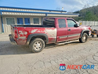 Trzecie zdjęcie samochodu z tyłu: 2006 CHEVROLET SILVERADO K1500 VIN:1GCEK19B36Z299255 - miniatura