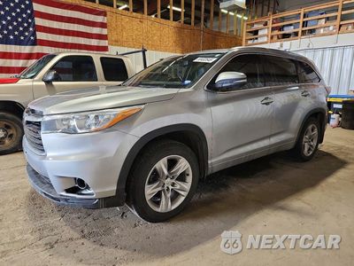 2014 TOYOTA HIGHLANDER LIMITED PLATINUM 5TDDKRFH8ES033958 - główne zdjęcie licytacji z USA - miniatura