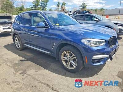 Czwarte zdjęcie samochodu z boku: 2020 BMW X3 XDRIVE30I VIN:5UXTY5C08L9C30384 - miniatura