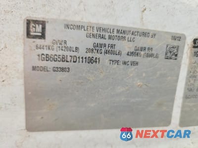 Zdjęcie 13 z 13 samochodu: 2013 CHEVROLET EXPRESS G4500 VIN:1GB6G5BL7D1110641 - miniatura