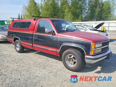 Czwarte zdjęcie samochodu z boku: 1990 CHEVROLET GMT-400 C1500 VIN:2GCEC14KXL1129628 - miniatura