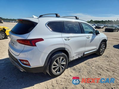 Trzecie zdjęcie samochodu z tyłu: 2020 HYUNDAI SANTA FE SEL VIN:5NMS33AD3LH205836 - miniatura