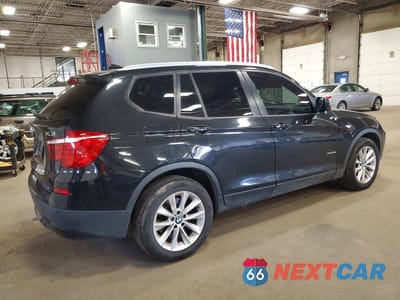 Trzecie zdjęcie samochodu z tyłu: 2014 BMW X3 XDRIVE28I VIN:5UXWX9C50E0D42493 - miniatura
