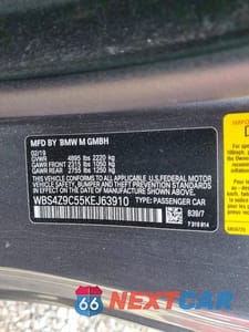 Zdjęcie 13 z 13 samochodu: 2019 BMW M4 VIN:WBS4Z9C55KEJ63910 - miniatura