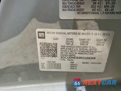 Zdjęcie 12 z 12 samochodu: 2024 CHEVROLET SILVERADO K1500 ZR2 VIN:3GCUDHE83RG198309 - miniatura