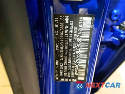 Zdjęcie 12 z 12 samochodu: 2011 PORSCHE PANAMERA TURBO VIN:WP0AC2A76BL090887 - miniatura