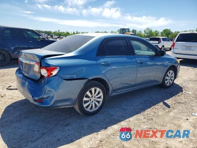 Trzecie zdjęcie samochodu z tyłu: 2012 TOYOTA COROLLA LE VIN:5YFBU4EEXCP074125 - miniatura