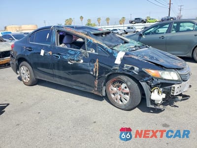 Czwarte zdjęcie samochodu z boku: 2012 HONDA CIVIC LX VIN:2HGFB2F57CH323840 - miniatura