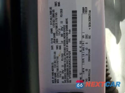 Zdjęcie 12 z 12 samochodu: 2019 FORD F150 SUPERCREW VIN:1FTEW1E53KKC42125 - miniatura