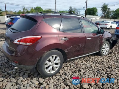 Trzecie zdjęcie samochodu z tyłu: 2014 NISSAN MURANO SL VIN:JN8AZ1MW0EW504880 - miniatura