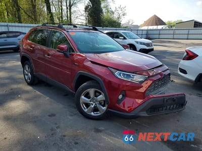 Czwarte zdjęcie samochodu z boku: 2019 TOYOTA RAV4 HYBRID LIMITED VIN:JTMDWRFV6KD030767 - miniatura