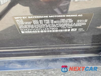 Zdjęcie 13 z 13 samochodu: 2020 BMW X4 XDRIVE30I VIN:5UX2V1C07LLE67903 - miniatura