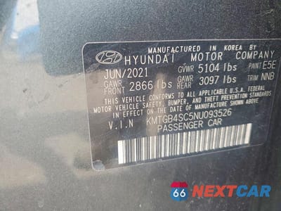 Zdjęcie 12 z 12 samochodu: 2022 GENESIS G80 2.5T VIN:KMTGB4SC5NU093526 - miniatura