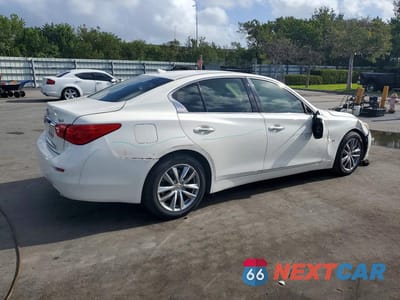 Trzecie zdjęcie samochodu z tyłu: 2016 INFINITI Q50 3.0T PREMIUM VIN:JN1EV7AP5GM304037 - miniatura