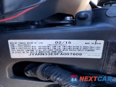 Zdjęcie 9 z 9 samochodu: 2015 YAMAHA FZ09 VIN:JYARN33E9FA007609 - miniatura
