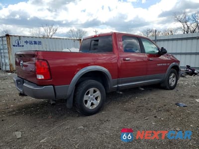 Trzecie zdjęcie samochodu z tyłu: 2012 DODGE RAM 1500 SLT VIN:1C6RD7LT4CS118837 - miniatura
