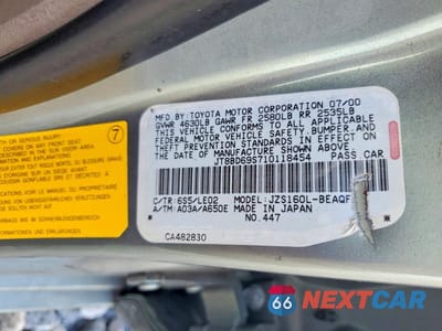 Zdjęcie 13 z 13 samochodu: 2001 LEXUS GS 300 BASE VIN:JT8BD69S710118454 - miniatura