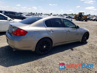 Trzecie zdjęcie samochodu z tyłu: 2009 INFINITI G37 SEDAN BASE VIN:JNKCV61E49M308840 - miniatura