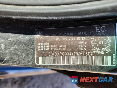Zdjęcie 13 z 13 samochodu: 2007 BMW X3 3.0SI VIN:WBXPC93447WF11507 - miniatura