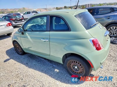 Drugie zdjęcie samochodu z przodu: 2012 FIAT 500 POP VIN:3C3CFFAR9CT330856 - miniatura