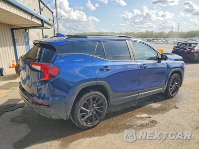 Trzecie zdjęcie samochodu z tyłu: 2023 GMC TERRAIN SLE VIN:3GKALMEG2PL168118 - miniatura