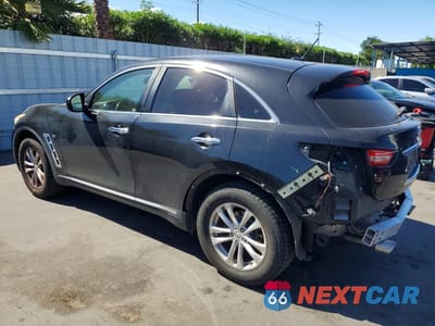 Drugie zdjęcie samochodu z przodu: 2015 INFINITI QX70 BASE VIN:JN8CS1MU4FM381674 - miniatura