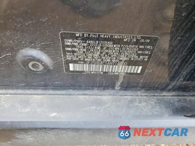 Zdjęcie 13 z 13 samochodu: 2010 SUBARU FORESTER 2.5X VIN:JF2SH6AC5AH714000 - miniatura