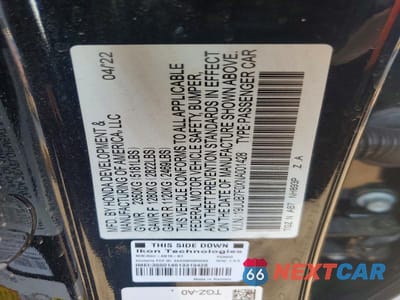 Zdjęcie 12 z 12 samochodu: 2022 ACURA TLX TYPE S VIN:19UUB7F0XNA001428 - miniatura