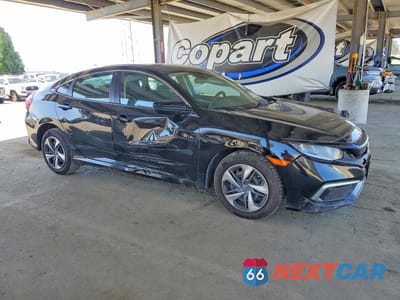 Czwarte zdjęcie samochodu z boku: 2021 HONDA CIVIC LX VIN:2HGFC2F62MH543460 - miniatura