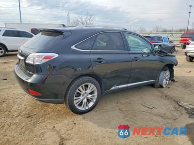 Trzecie zdjęcie samochodu z tyłu: 2010 LEXUS RX 450H BASE VIN:JTJBC1BA9A2405420 - miniatura
