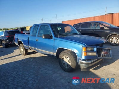 Czwarte zdjęcie samochodu z boku: 1997 GMC SIERRA C1500 VIN:1GTEC19R6VE535056 - miniatura