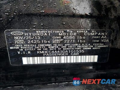 Zdjęcie 12 z 12 samochodu: 2013 HYUNDAI SONATA HYBRID VIN:KMHEC4A43DA101535 - miniatura