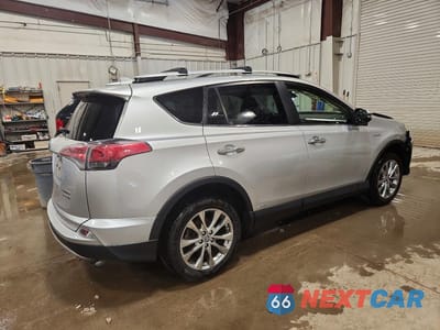 Trzecie zdjęcie samochodu z tyłu: 2016 TOYOTA RAV4 HYBRID LIMITED VIN:JTMDJREV3GD034685 - miniatura