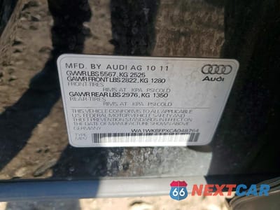 Zdjęcie 13 z 13 samochodu: 2012 AUDI Q5 PRESTIGE VIN:WA1WKBFPXCA048764 - miniatura