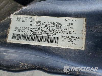 Zdjęcie 12 z 12 samochodu: 1997 TOYOTA TACOMA XTRACAB VIN:4TAVL52N1VZ307162 - miniatura